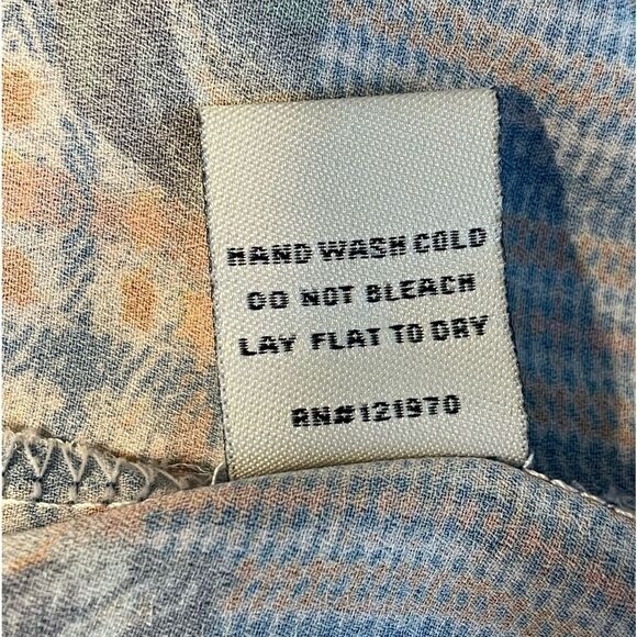 Jealous Tomato Off The Shoulder Top Plaid Floral S - Picture 8 of 8